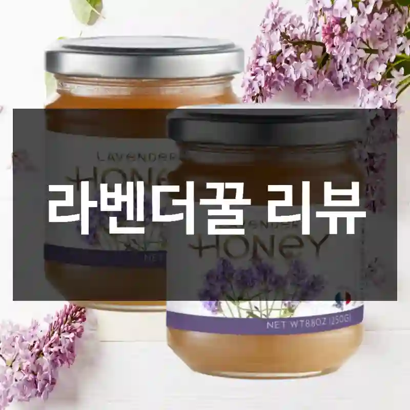 라벤더꿀 리뷰