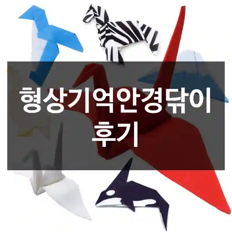 형상기억안경닦이 후기