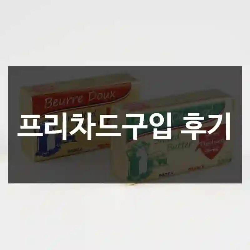 프리차드구입 후기