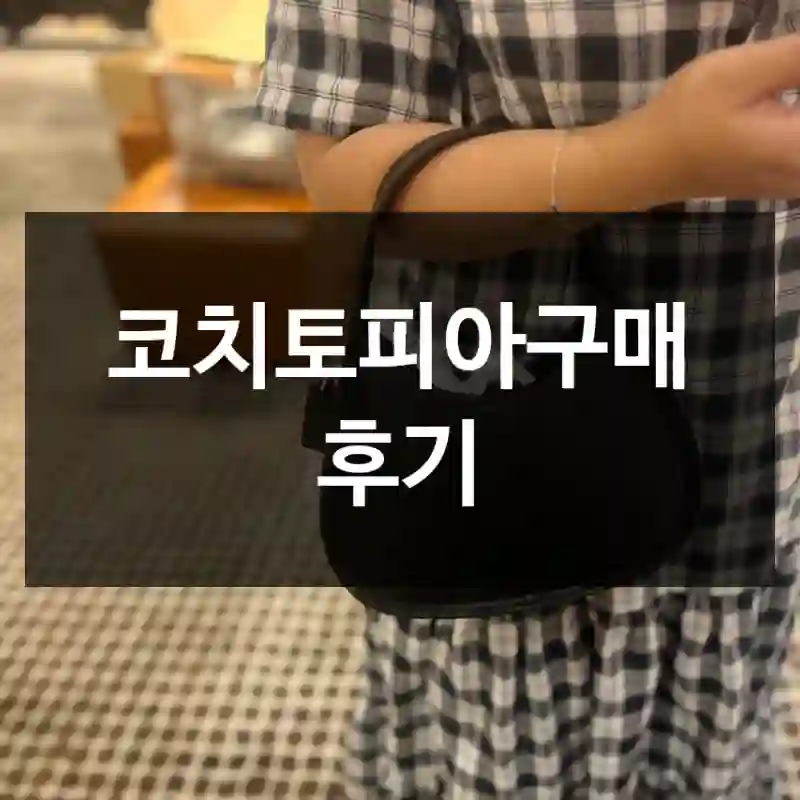 코치토피아구매 후기