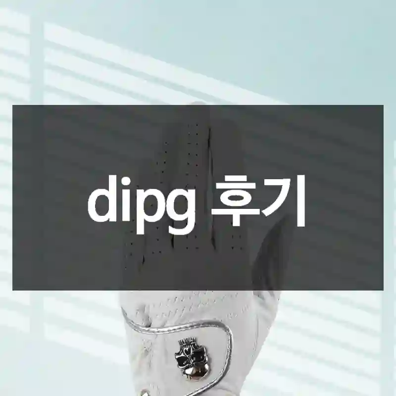 dipg 후기
