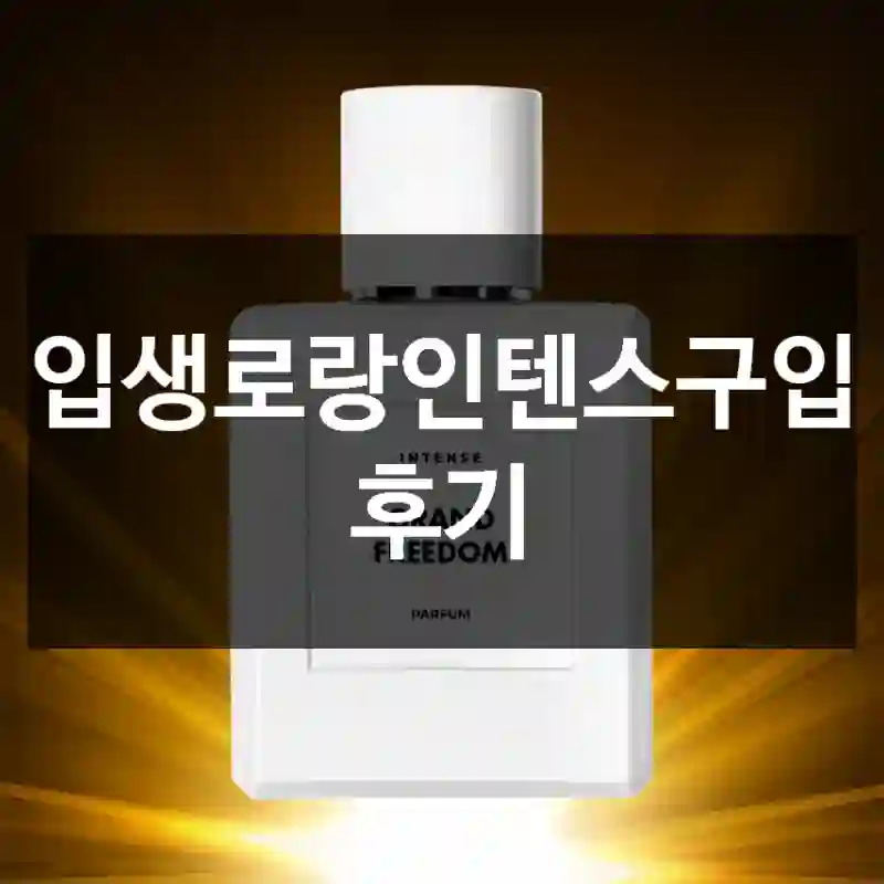 입생로랑인텐스구입 후기