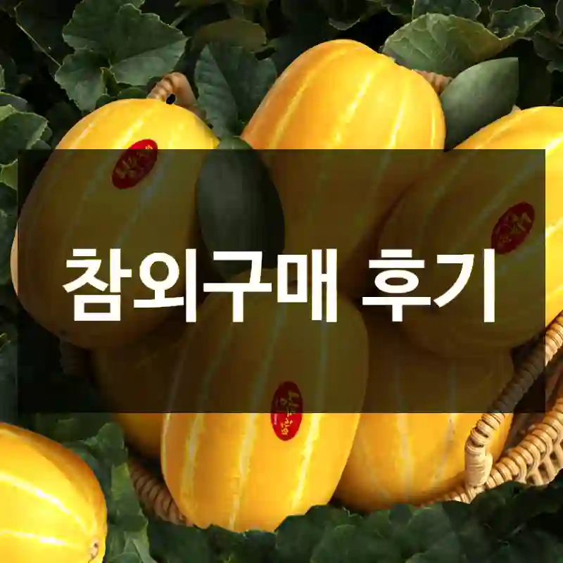 참외구매 후기