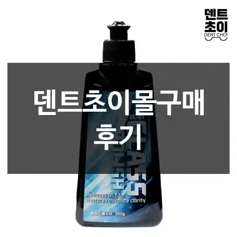 덴트초이몰구매 후기