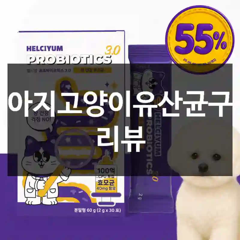 강아지고양이유산균구매 리뷰