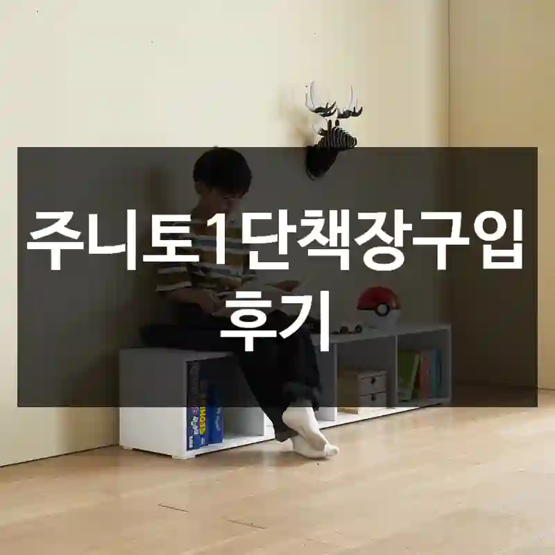 주니토1단책장구입 후기