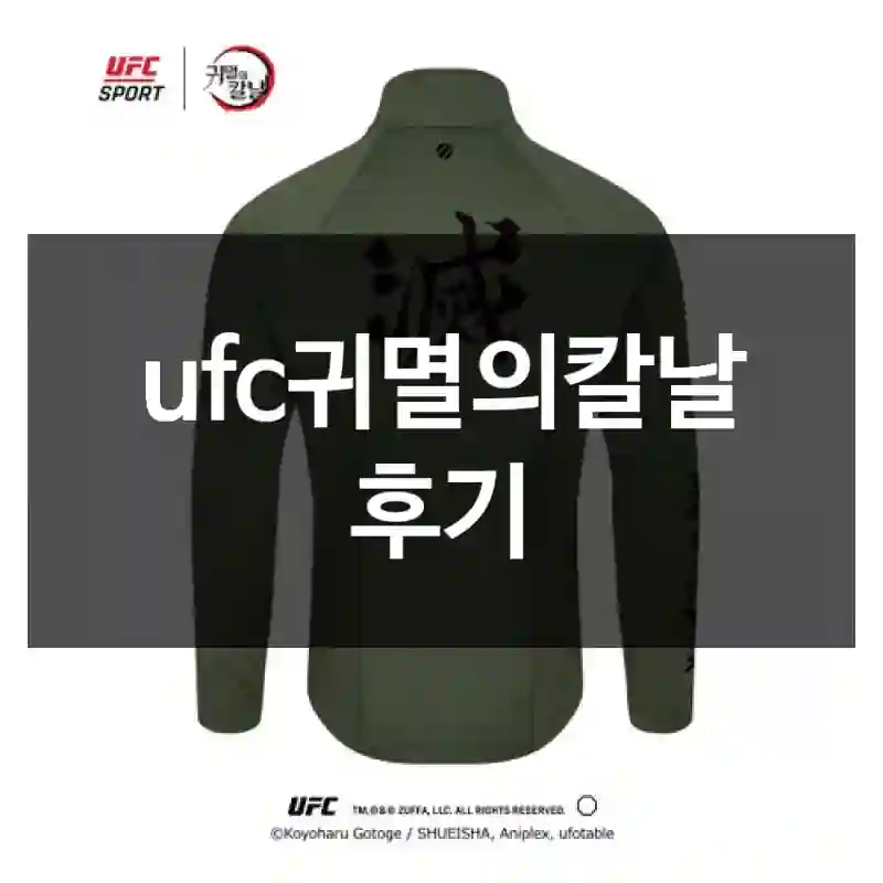ufc귀멸의칼날 후기