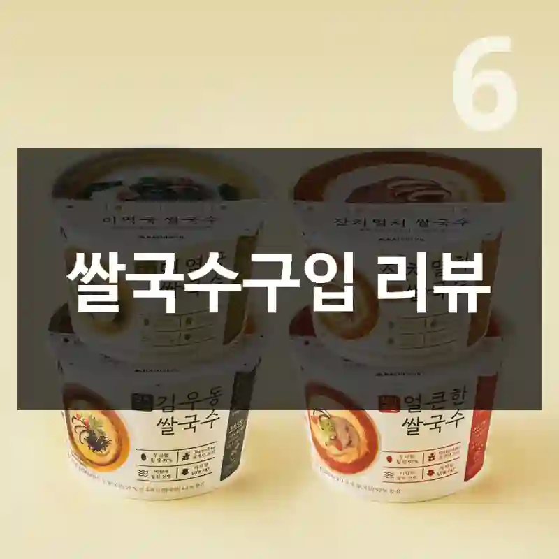 쌀국수구입 리뷰