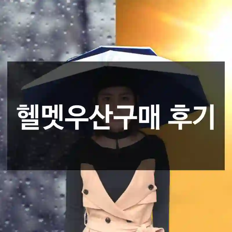 헬멧우산구매 후기