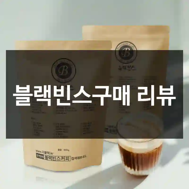 블랙빈스구매 리뷰