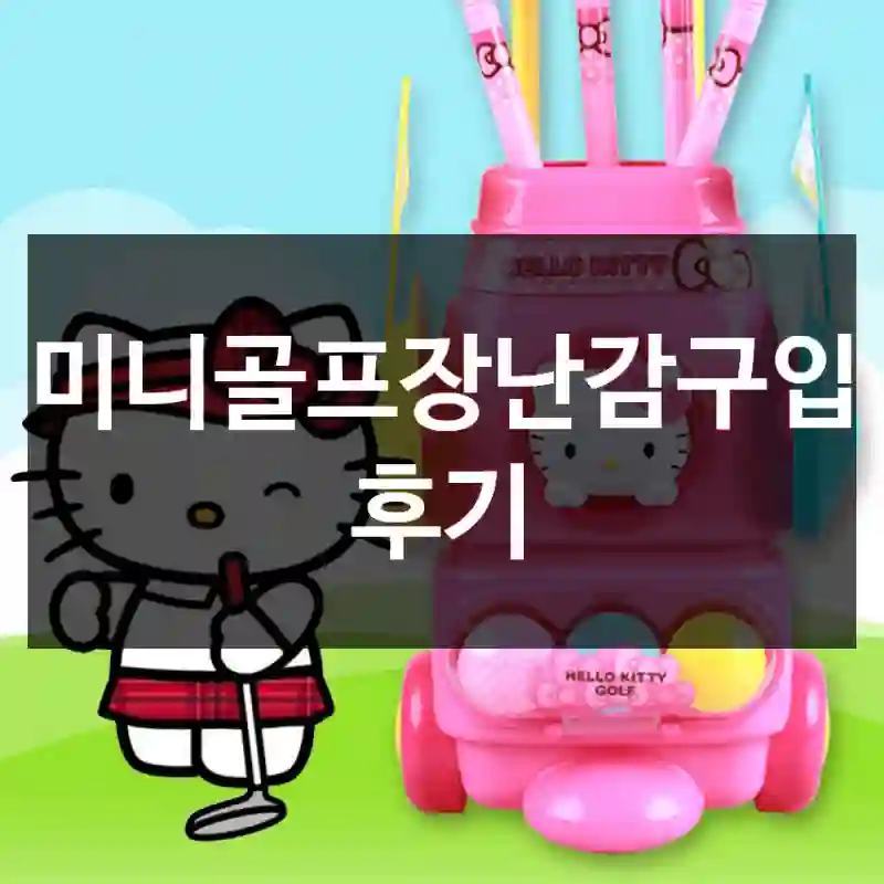 미니골프장난감구입 후기