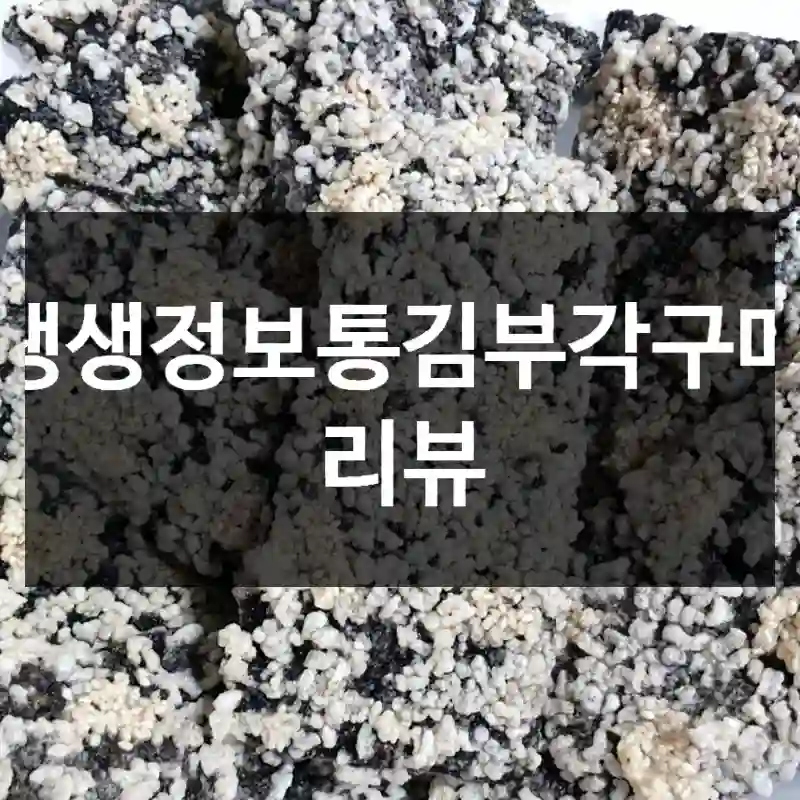 생생정보통김부각구매 리뷰