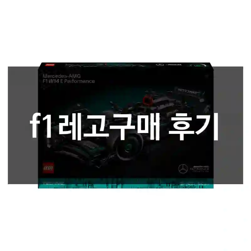 f1레고구매 후기