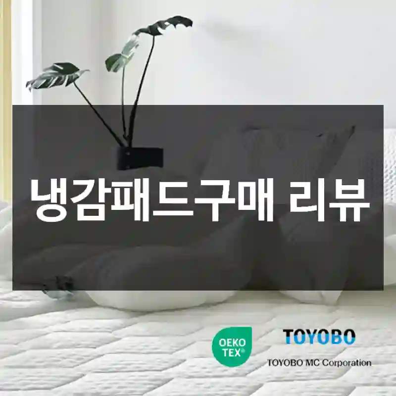 냉감패드구매 리뷰