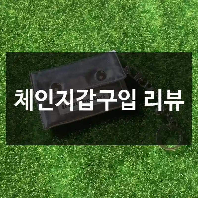 체인지갑구입 리뷰