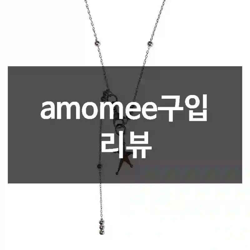 amomee구입 리뷰