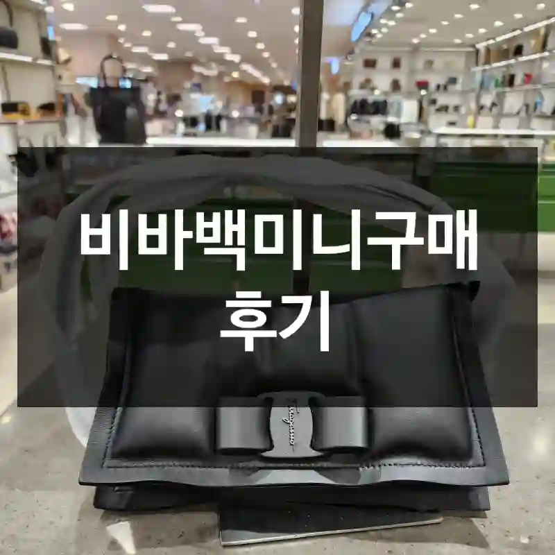 비바백미니구매 후기