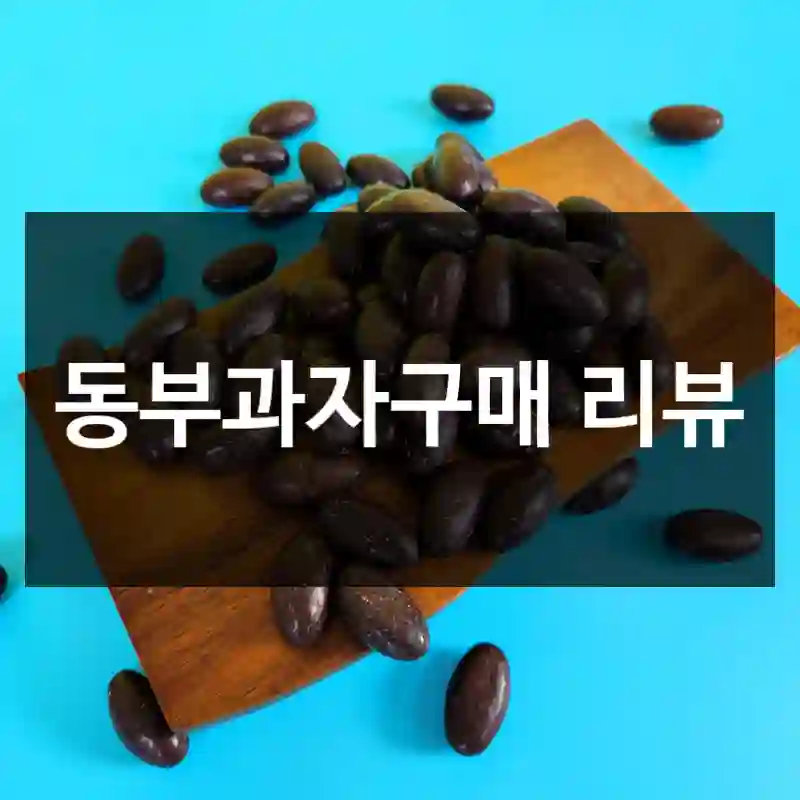 동부과자구매 리뷰