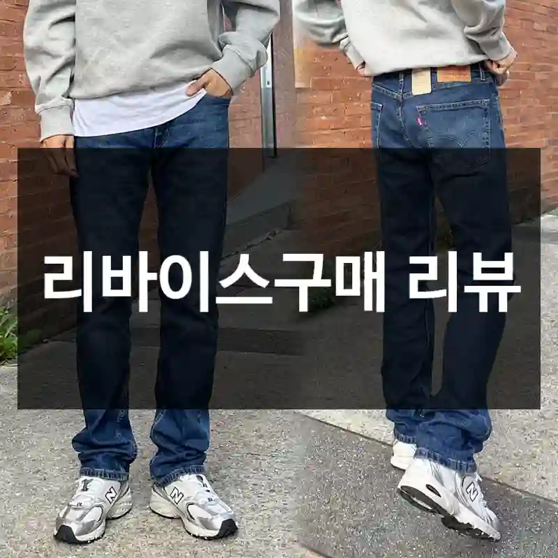 리바이스구매 리뷰