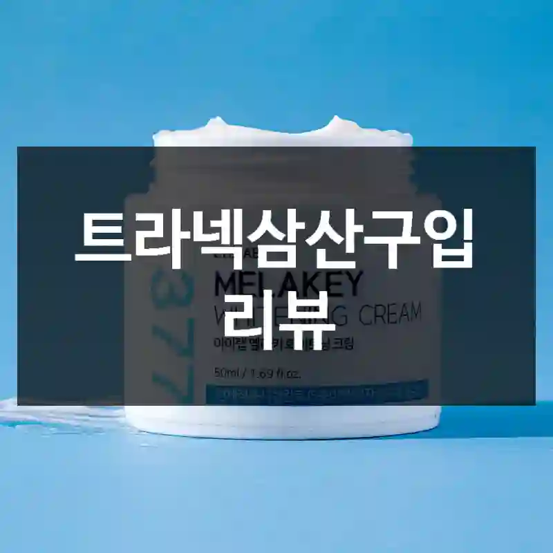 트라넥삼산구입 리뷰