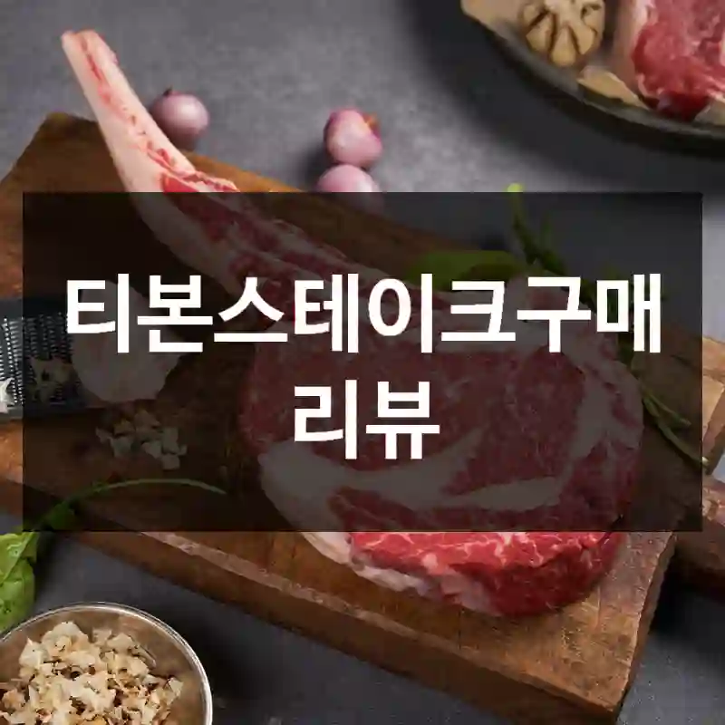 티본스테이크구매 리뷰