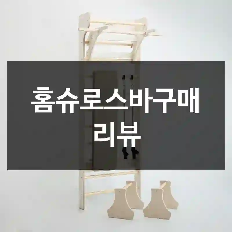 홈슈로스바구매 리뷰