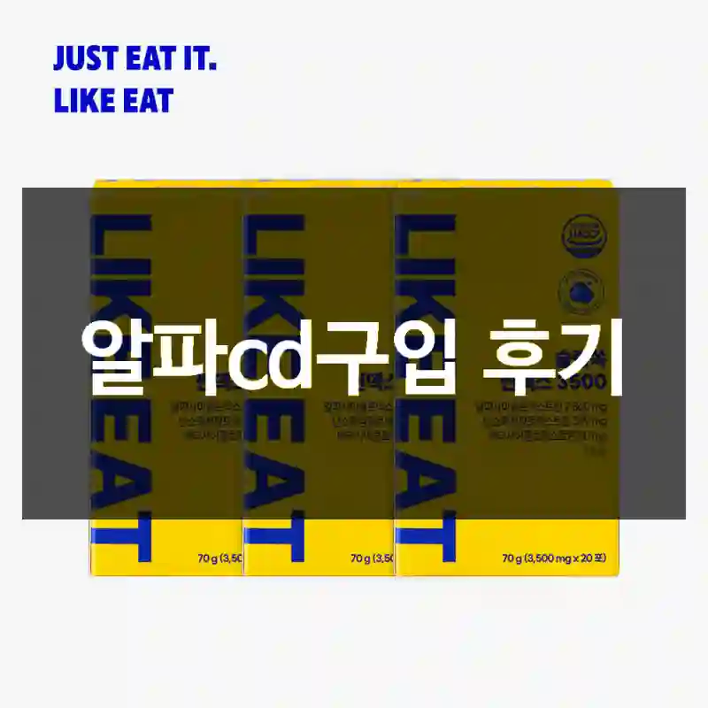 알파cd구입 후기