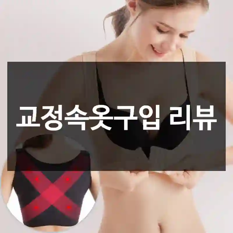 교정속옷구입 리뷰