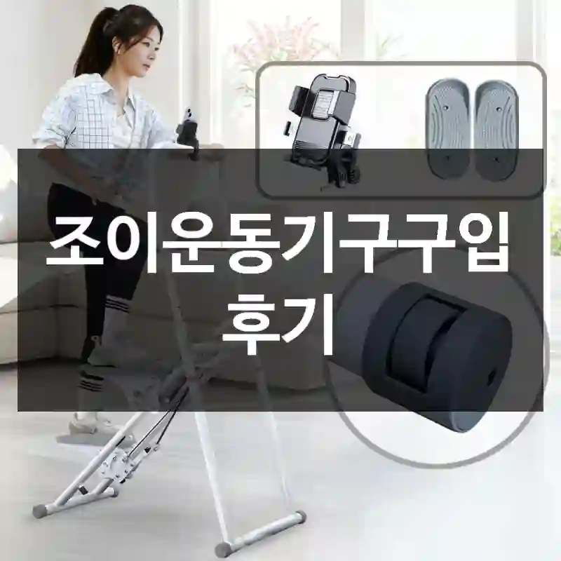 조이운동기구구입 후기