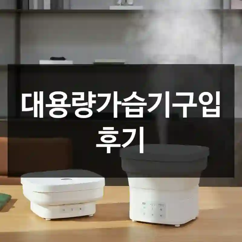 대용량가습기구입 후기