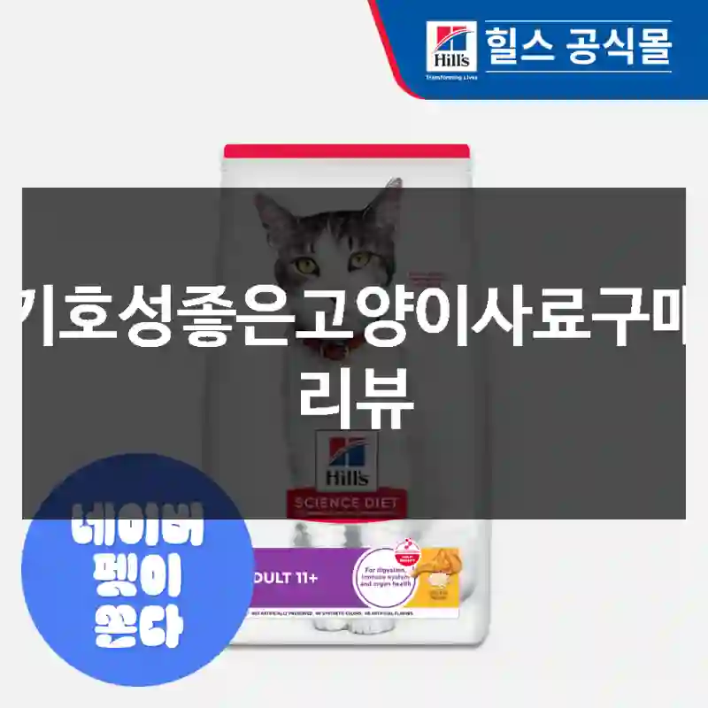 기호성좋은고양이사료구매 리뷰
