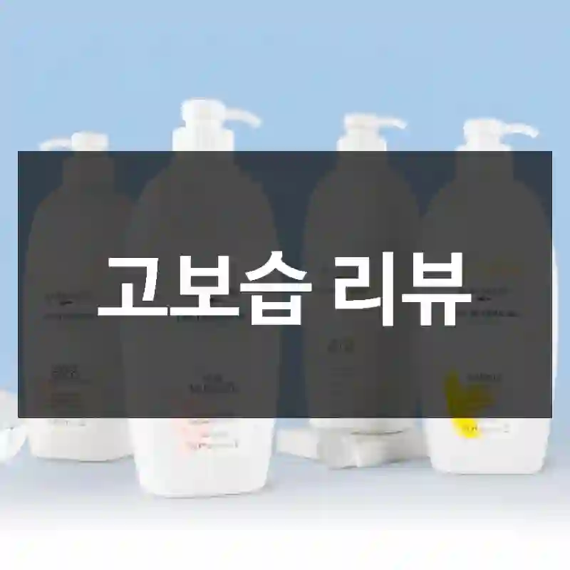 고보습 리뷰